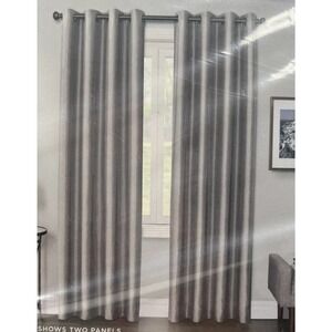 NWT Set of 2 Panel Max 100 Blackout Curtains 50”X95” Gray Mystique Grommet $80